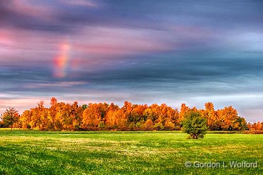 Autumnscape At Sunrise_P1190835-7.jpg - Partial Rainbow photographed near Eastons Corners, Ontario, Canada.
